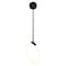 Cwi Lighting Hoops 1 Light LED Pendant With Black Finish 1273P10-1-101 - alternate 3